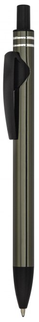 BURNISHED ALUMINIUM PEN CLIP BLACK