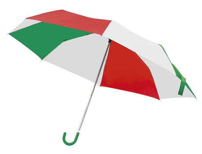 FOLDING UMBRELLA ITALIAN FLAG d=97 cm