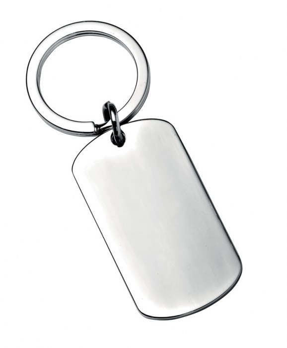 KEYCHAIN RECTANGULAR PLATE-no chain-