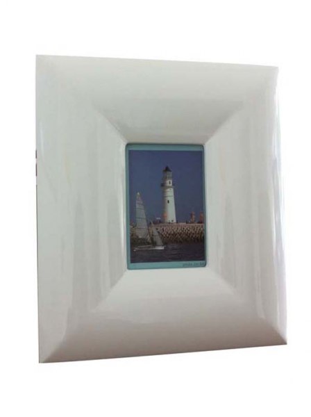 PHOTOFRAME WHITE ROUNDED - 90x130 mm