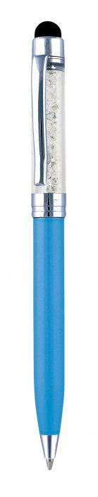 BALLPOINT PEN TOUCH METAL - LIGHT BLUE