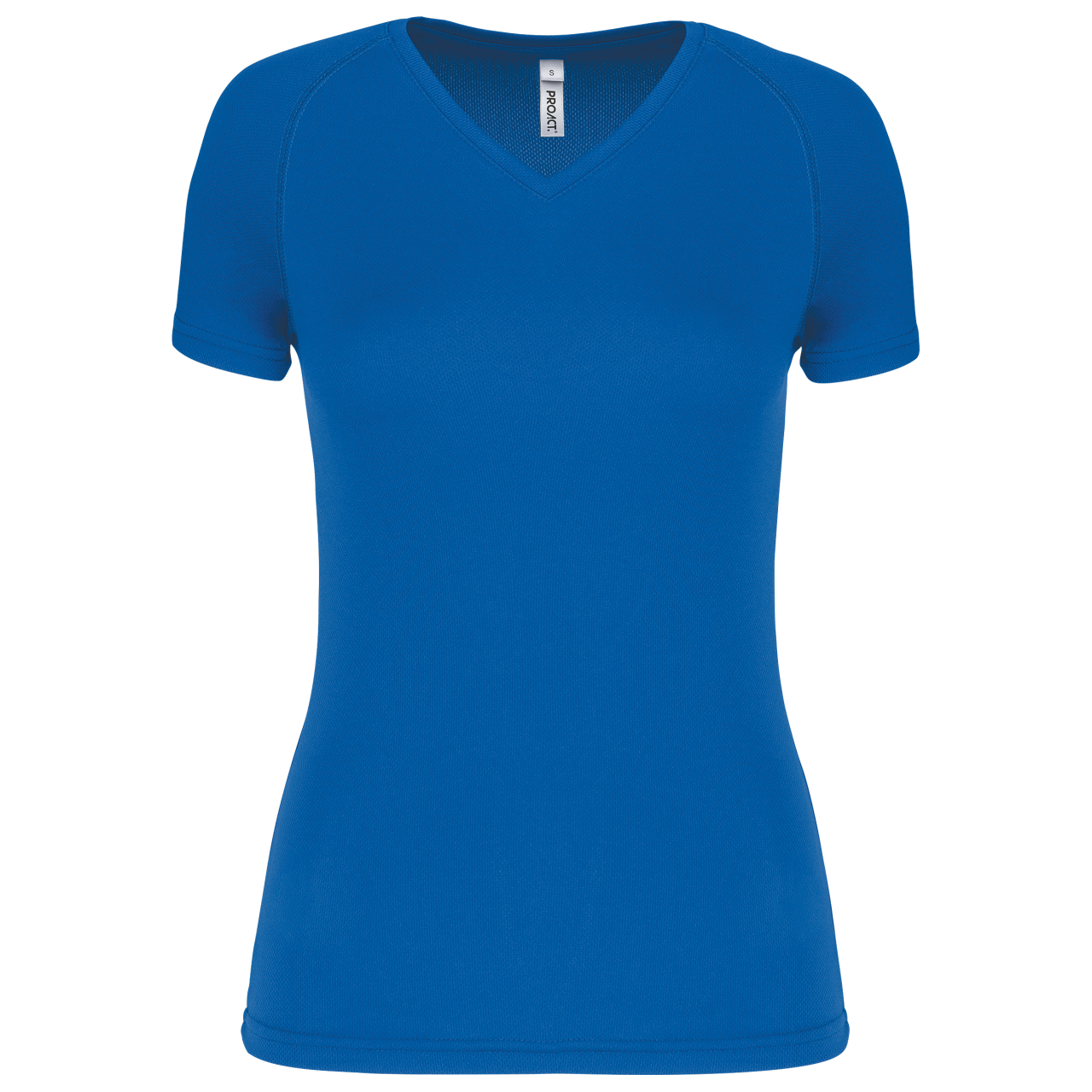 LADIES’ V-NECK SHORT SLEEVE SPORTS T-SHIRT