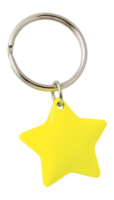 KEY CHAIN STAR YELLOW - NO BOX