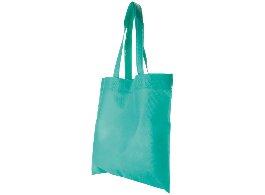 BAG IN TNT GREEN 34X44 cm