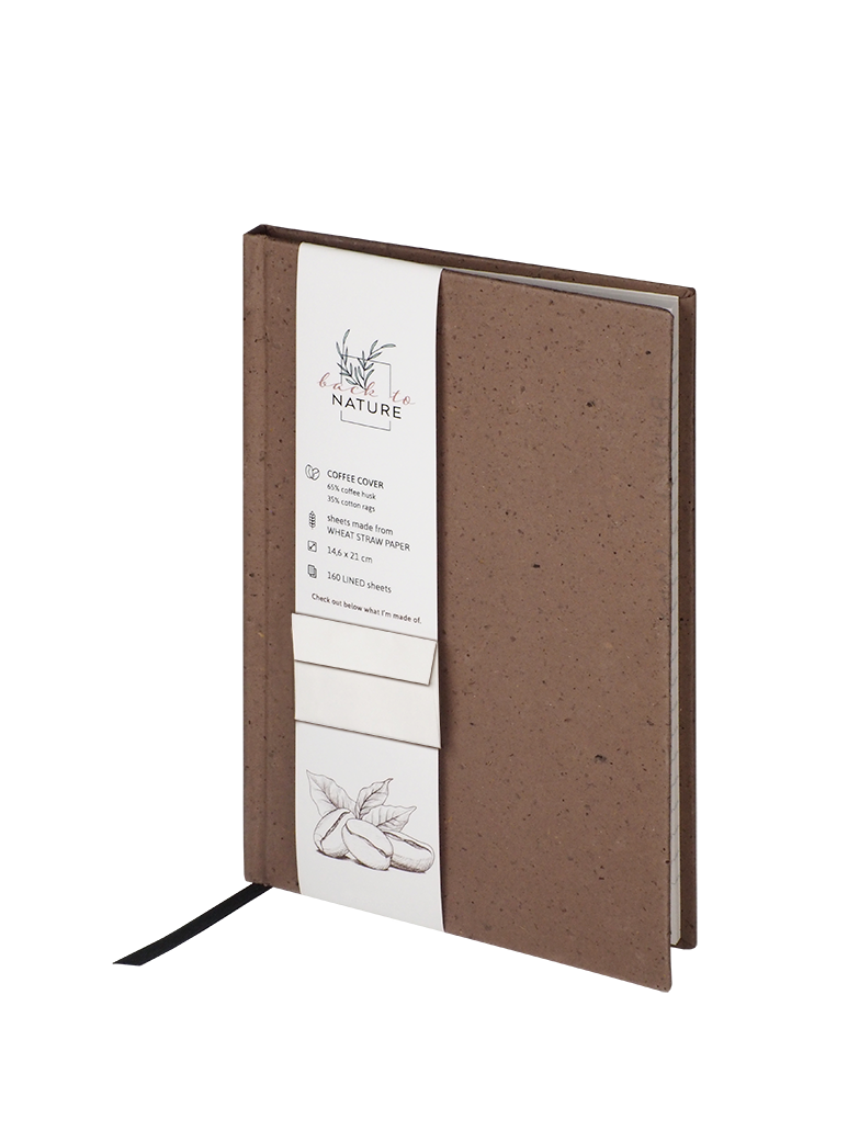 Recycled Coffee Notebook