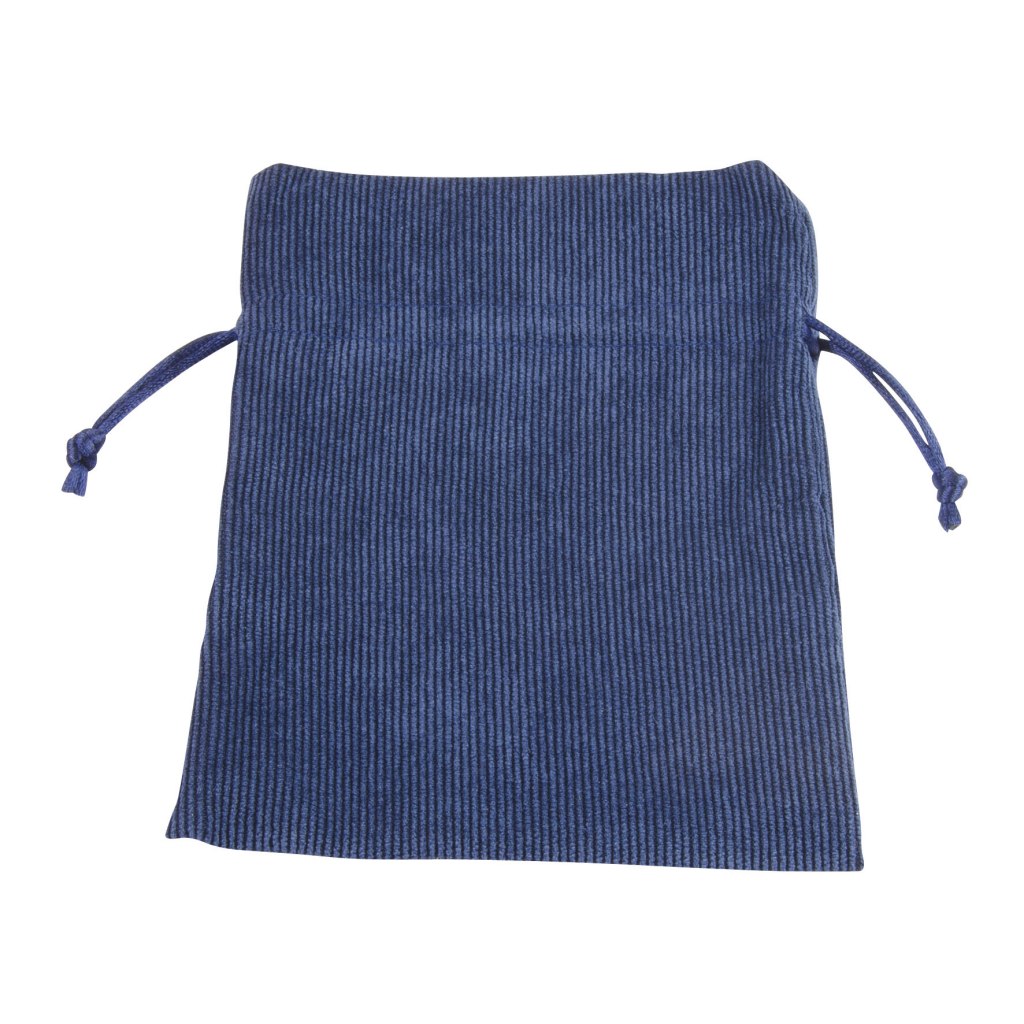 SACK CORDUROY BLUE 100X120