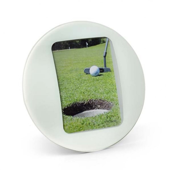 PHOTOFRAME WHITE ROUND - 130x180 mm