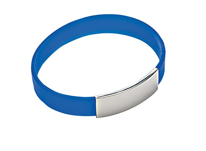 BRACELET FOR MAN BLUE SILICONE