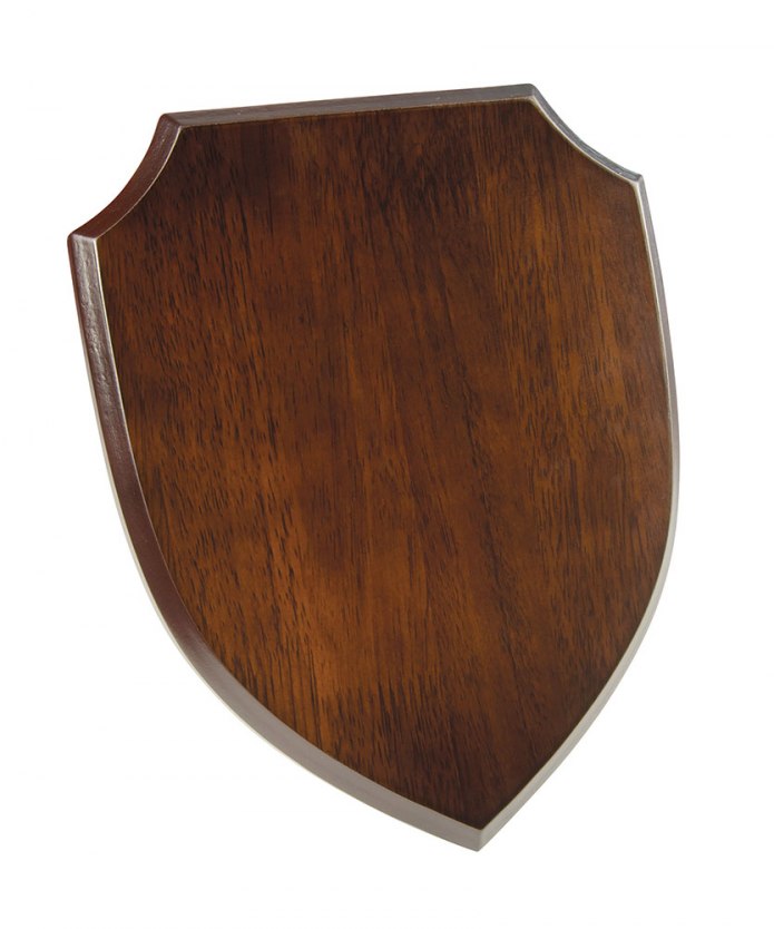 CREST WALNUT SHIELD NO BOX 20X25 CM