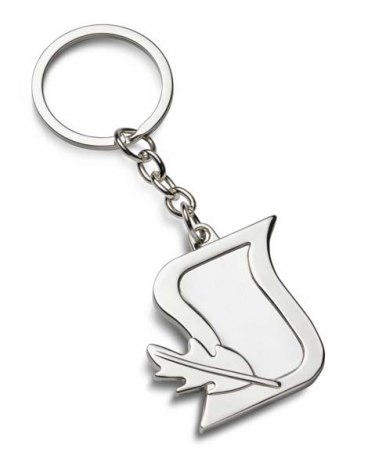 KEYCHAIN LAUREL - WITH ALUMINIUM PLATE