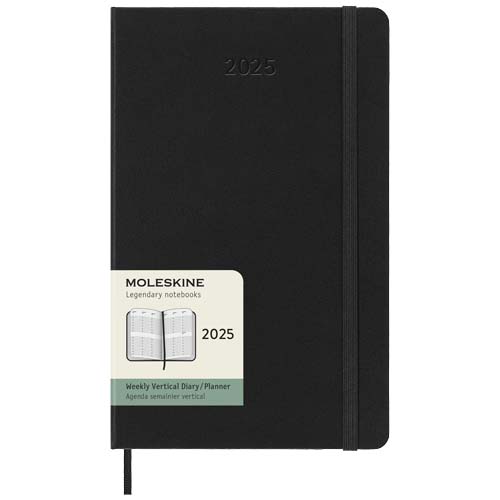 Moleskine hard cover 12 month L weekly planner vertical