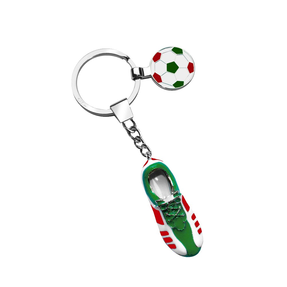 KEY CHAIN FOOTB.SHOE GREEN/WHITE/RED-NO