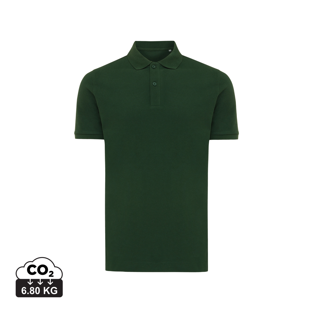 Iqoniq Yosemite recycled cotton pique polo