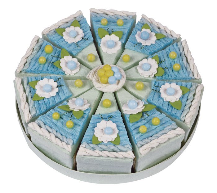 FAVOR PIECE OF CAKE LIGHT BLUE