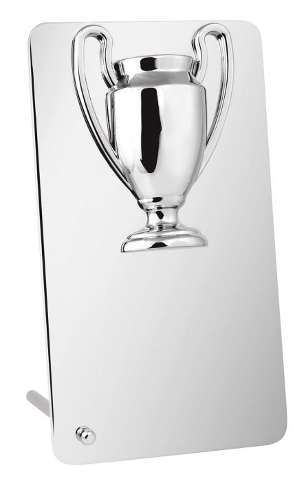 PLAQUE METAL SHINY CUP 88x160 mm