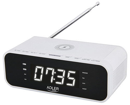 Alarm clock with Wireless Charger1