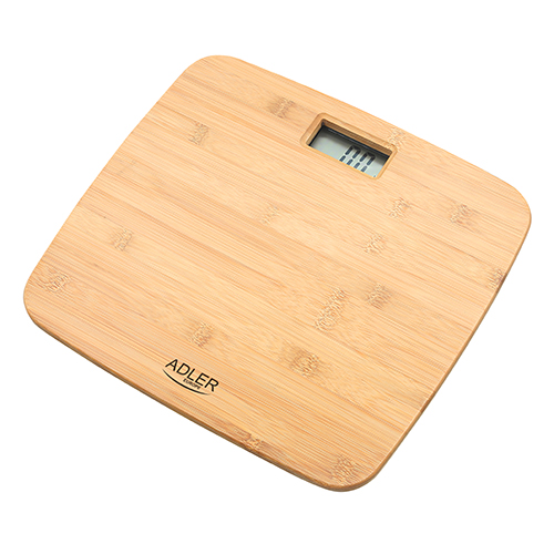 Bathroom bamboo scale