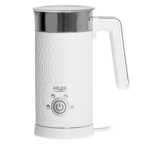 Milk frother white - frothing and heating (latte and cappucino)1