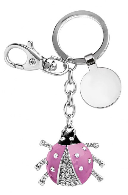 KEYCHAIN PINK LADYBIRD - NO BOX