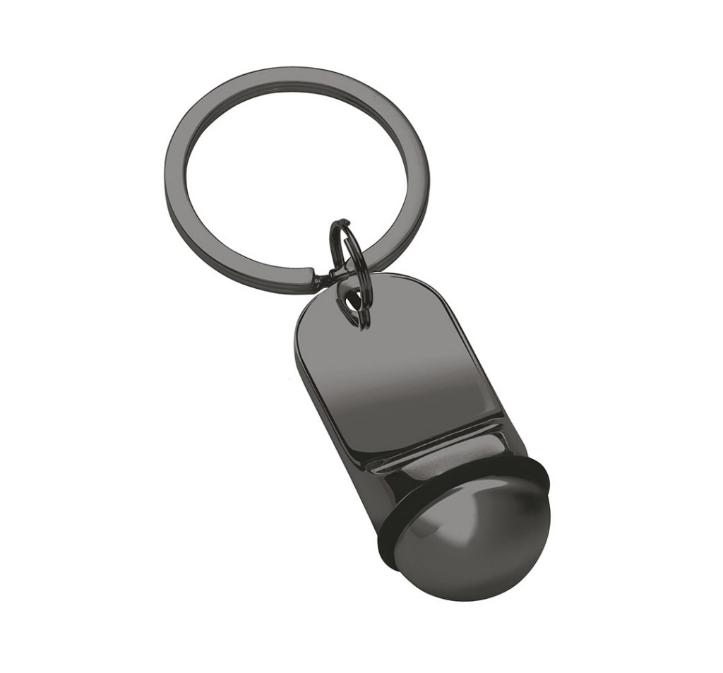 KEYCHAIN - HOTEL BURNISHED  - NO BOX