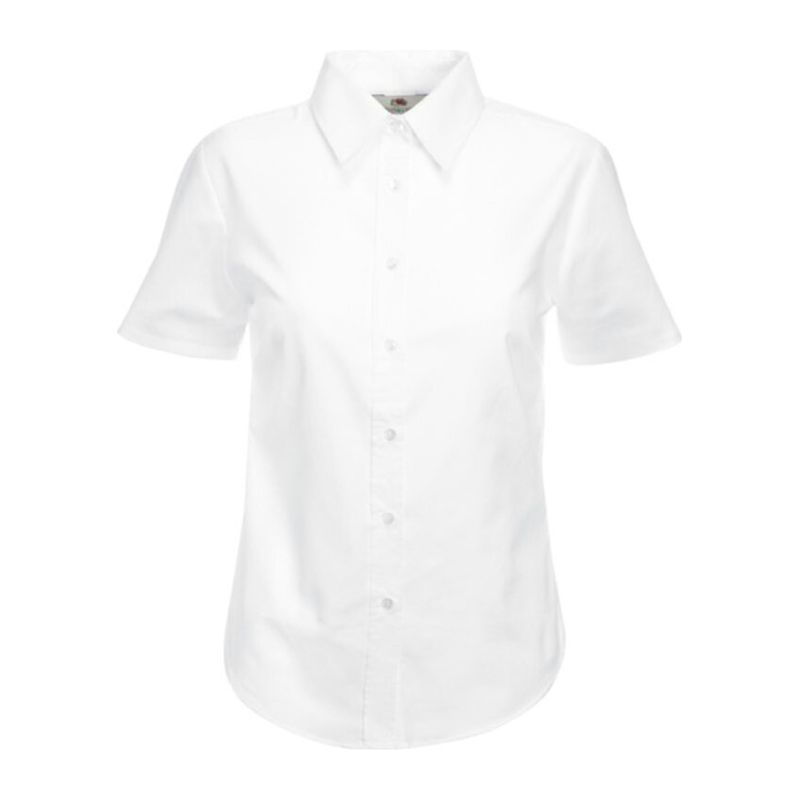 LADY FIT SHORT SLEEVE OXFORD SHIRT