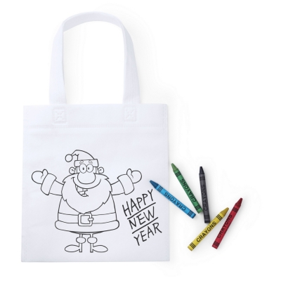 Bag for colouring, crayons