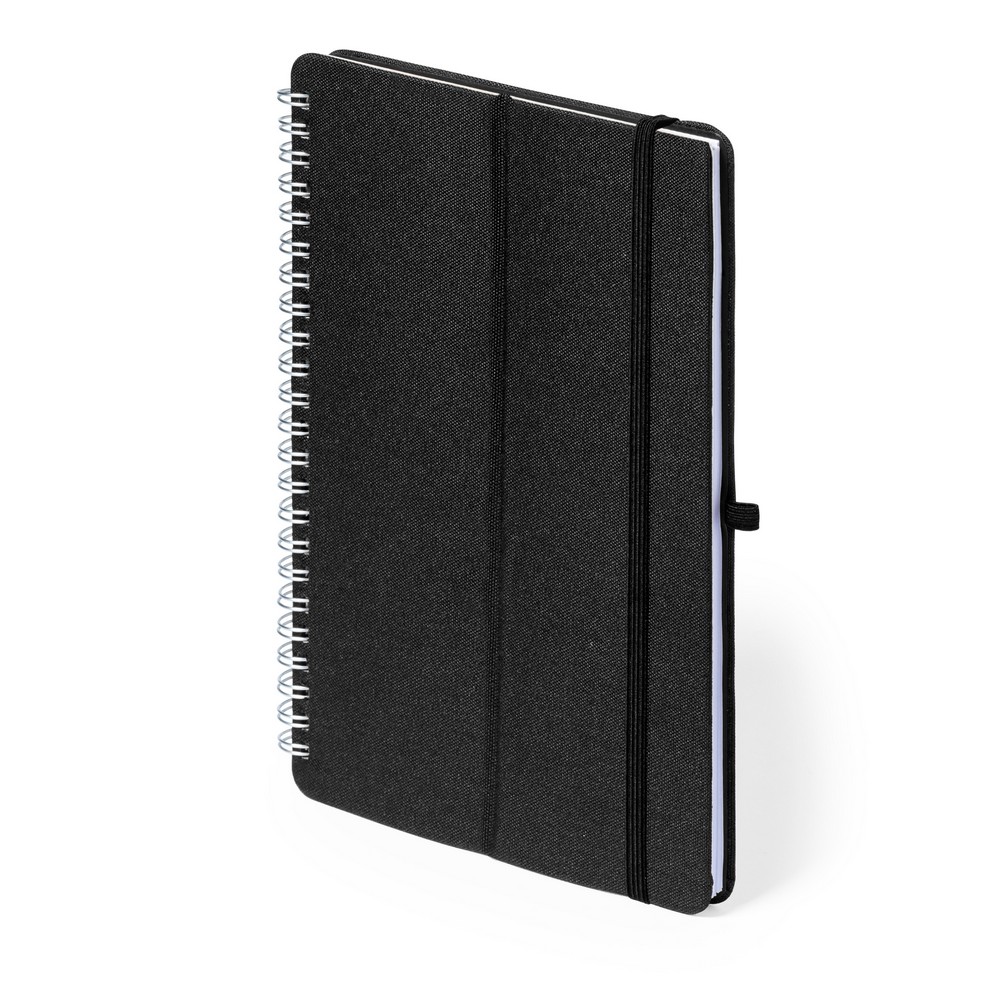 RPET notebook approx. A5, phone stand, tablet stand