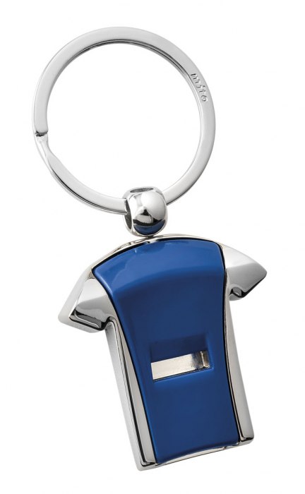 KEYCHAIN WHISTLE BLUE