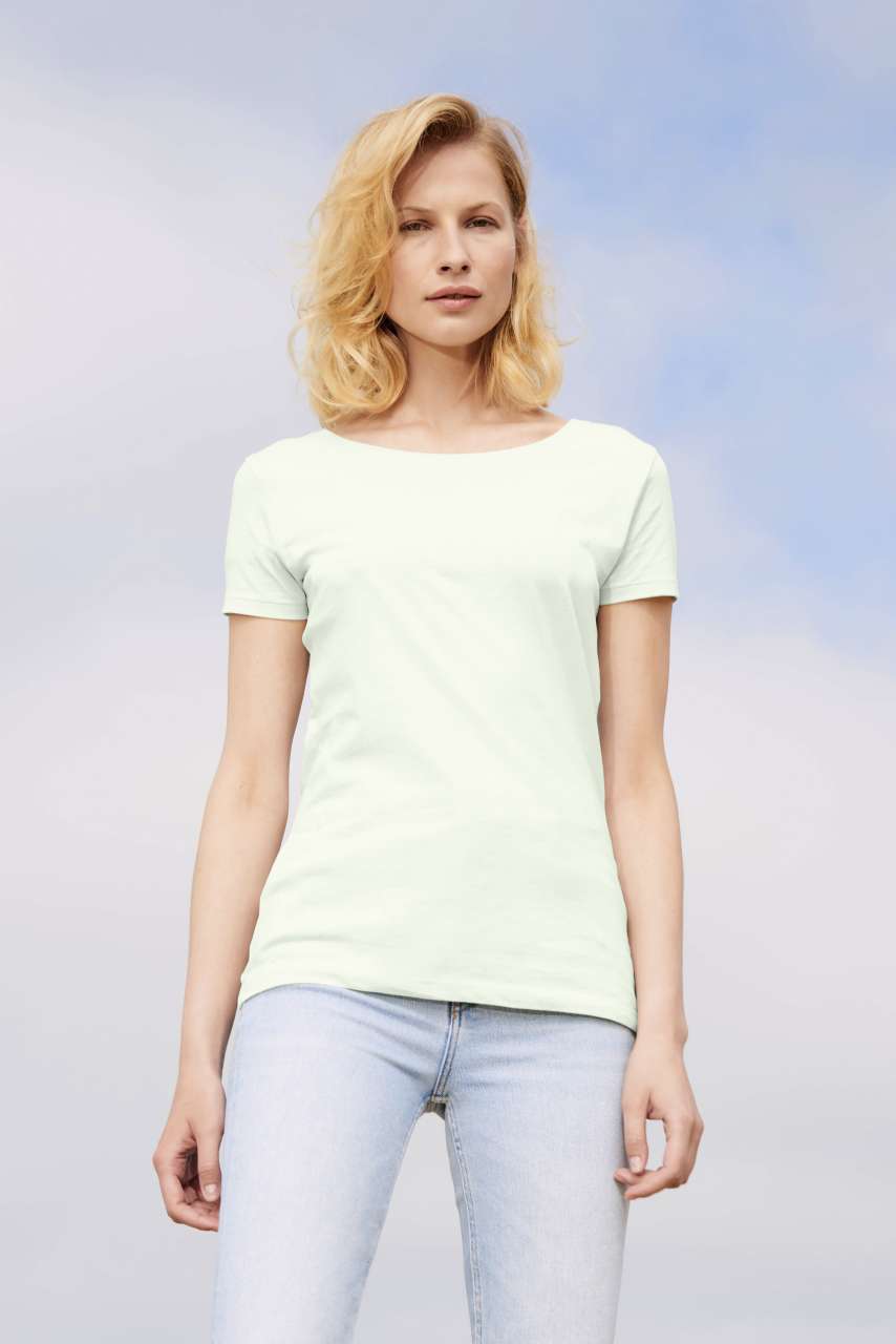 SOL'S MARTIN WOMEN - ROUND-NECK FITTED JERSEY T-SHIRT