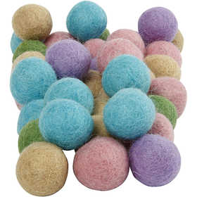 Felt balls