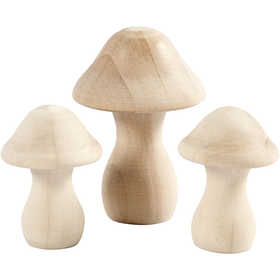 Wooden Mushrooms