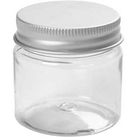 Plastic Jar with Screw-on Lid