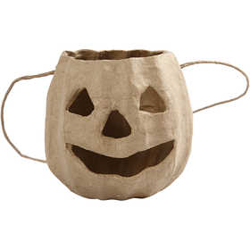 Pumpkin head basket