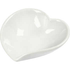 Heart-shaped dish