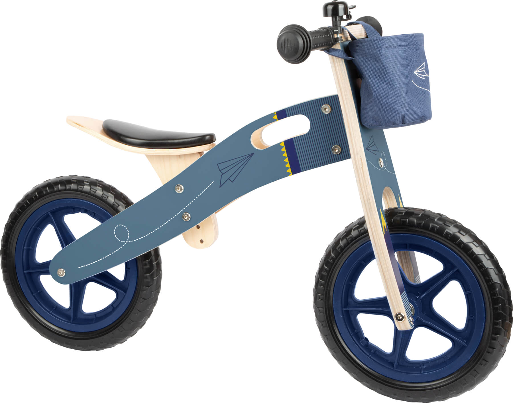 Balance Bike Blue Paper Airplane