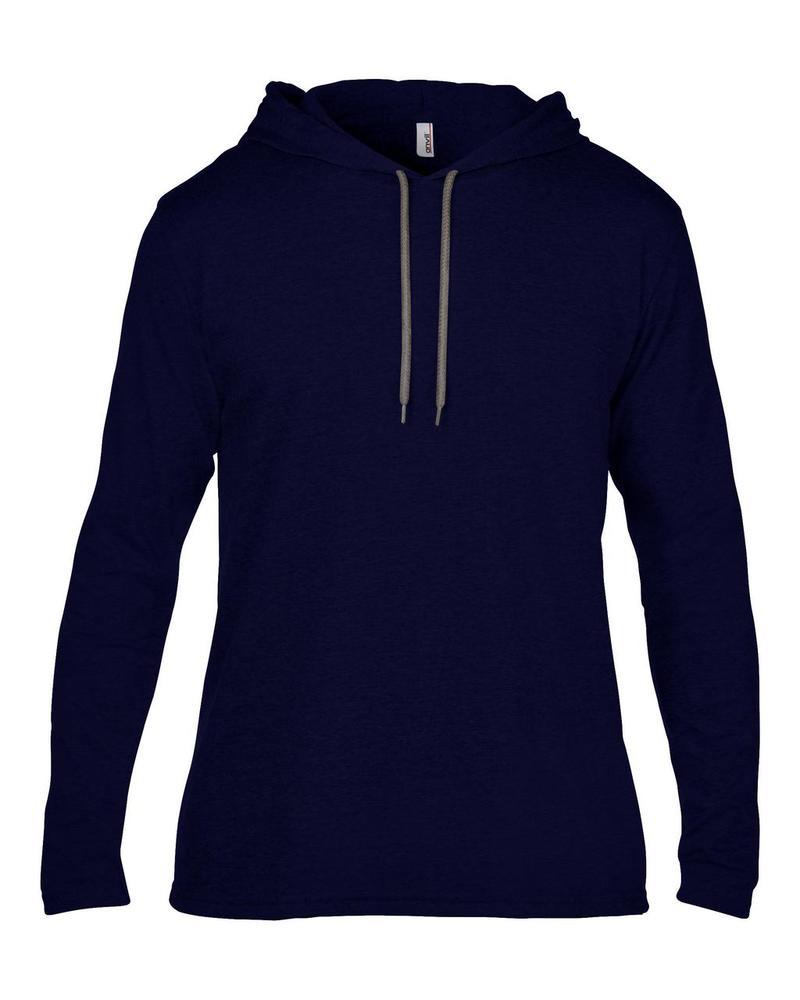 ADULT LIGHTWEIGHT LONG SLEEVE HOODED TEE