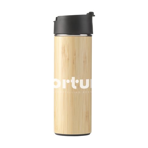 Sakura 360 ml bamboo thermo bottle/thermo cup