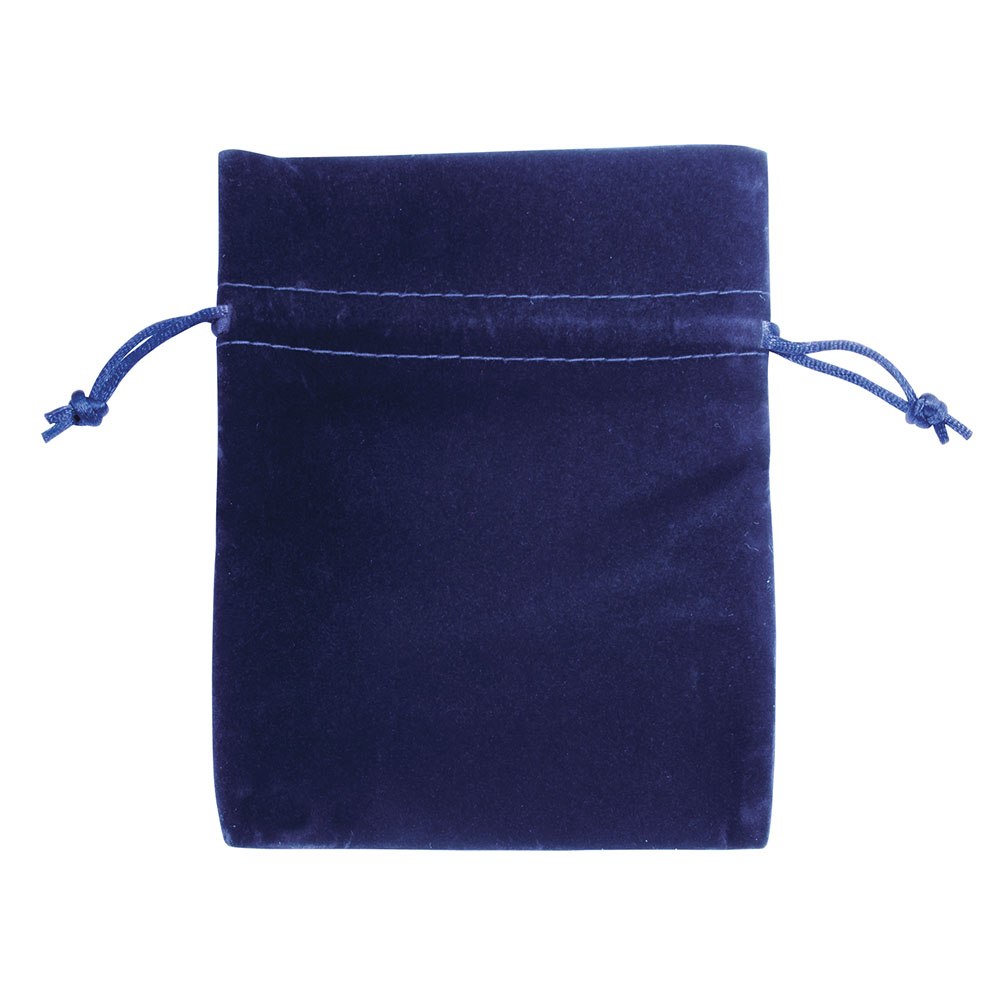 SACK VELVET BLUE 130X150 MM