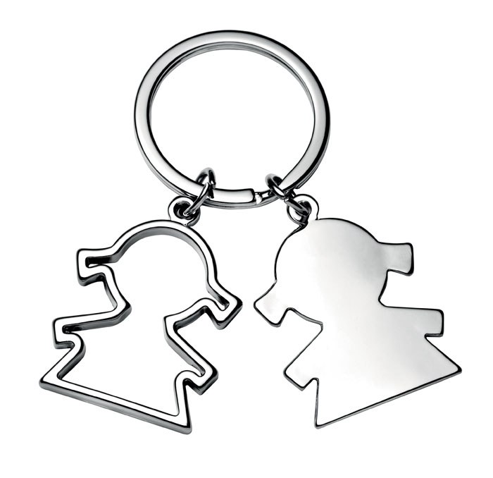 KEY CHAIN - TWO GIRLS - NO BOX