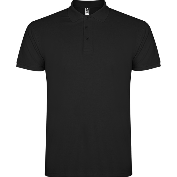 STAR POLO SHIRT S/1/2 BLACK