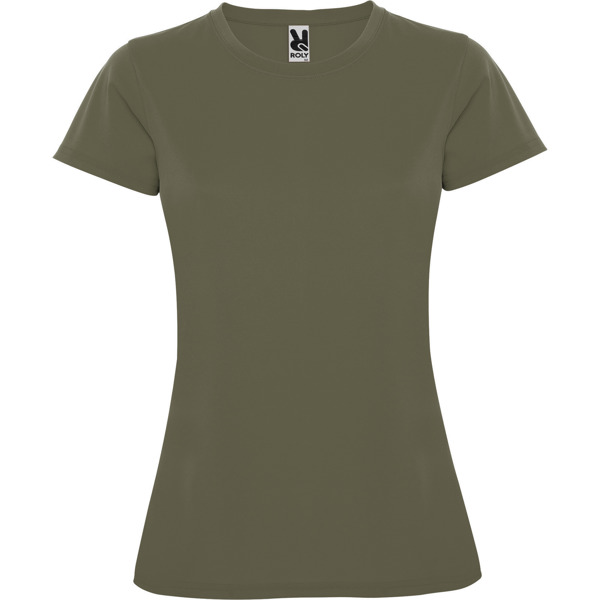 MONTECARLO WOMAN T-SHIRT S/S MILITAR GREEN