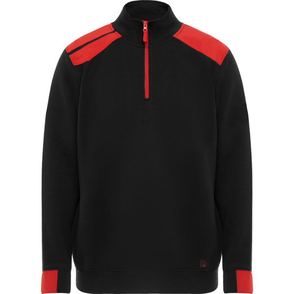 MAVERICK SWEATSHIRT S/S BLACK/RED