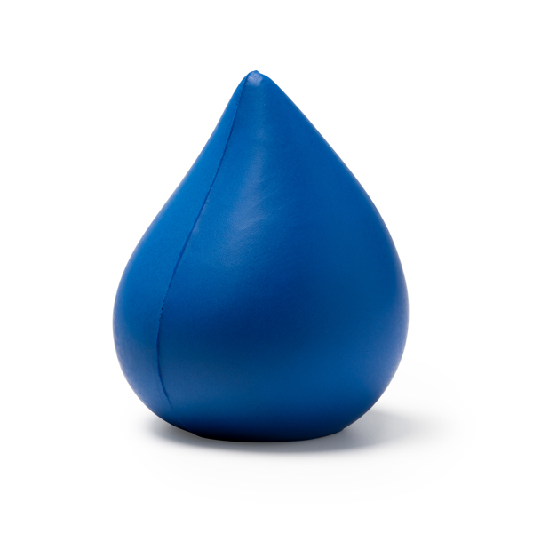 DROP-SHAPED STRESS BALL DONA ROYAL BLUE