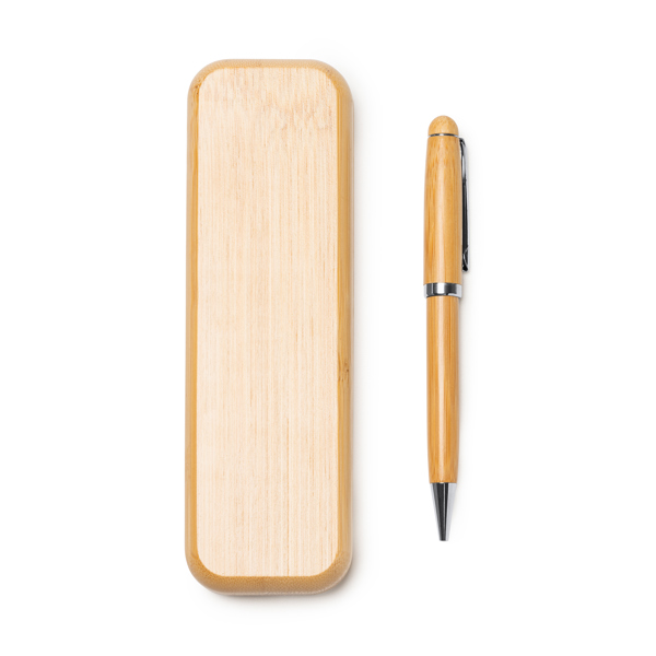 BALL PEN CASE BODONI NATURAL