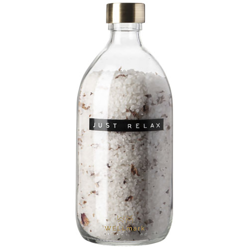 Wellmark Just Relax 500 ml bath salt - roses fragrance