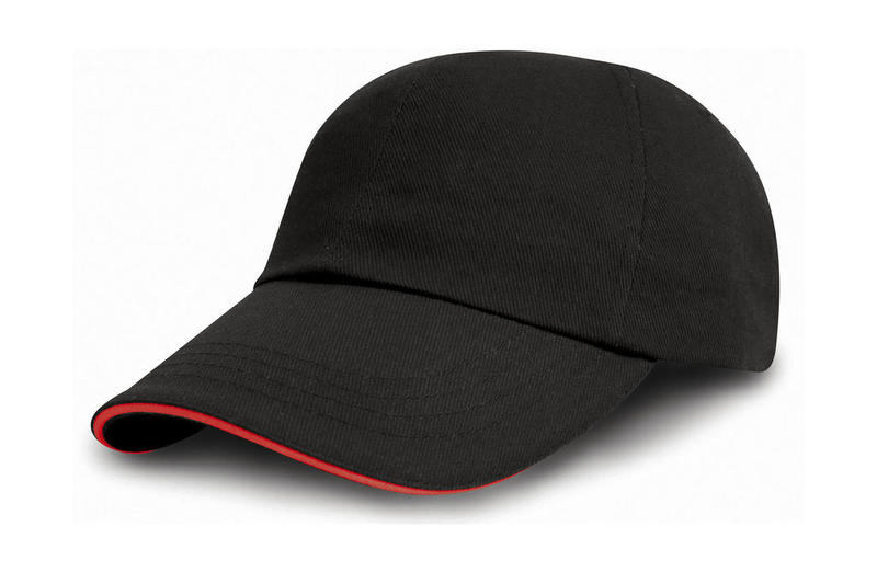 Brushed Cotton Decorator Cap with Sandwich Peak