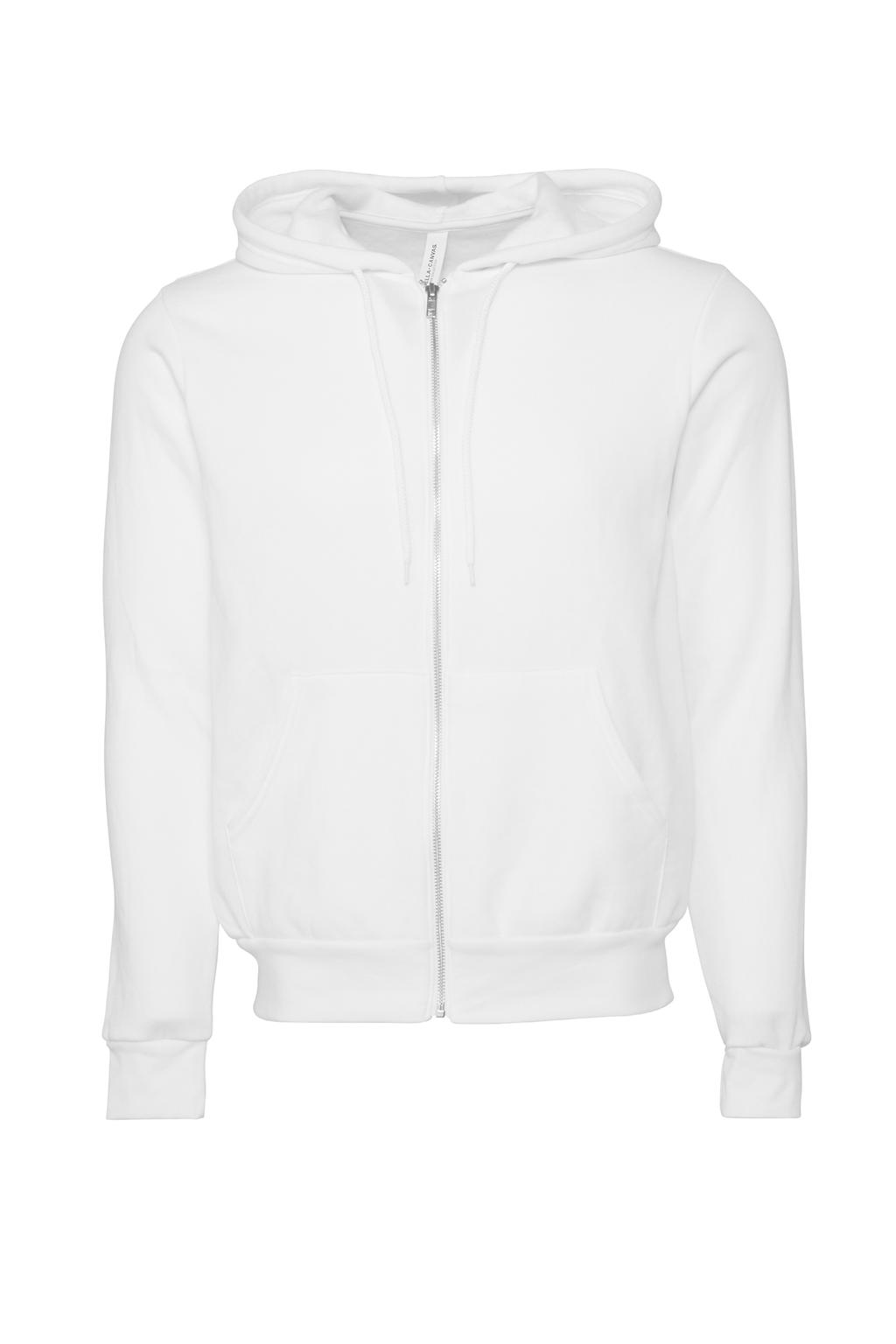 Unisex Poly-Cotton Full Zip Hoodie