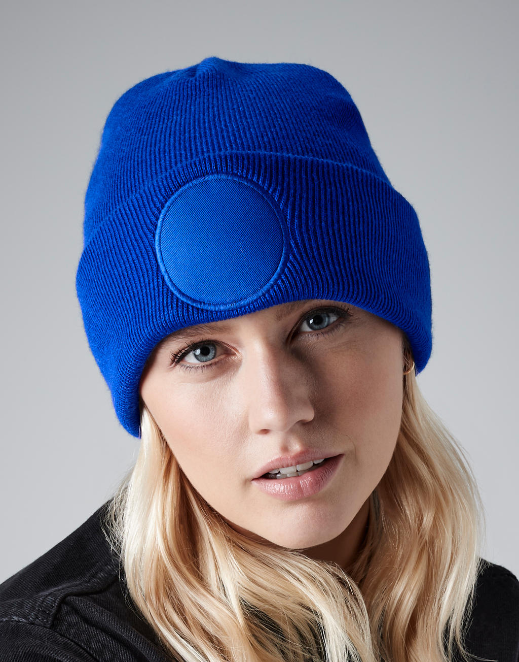 Circular Patch Beanie