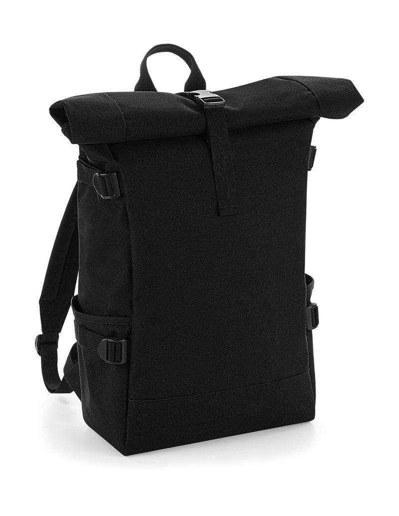 Block Roll-Top Backpack