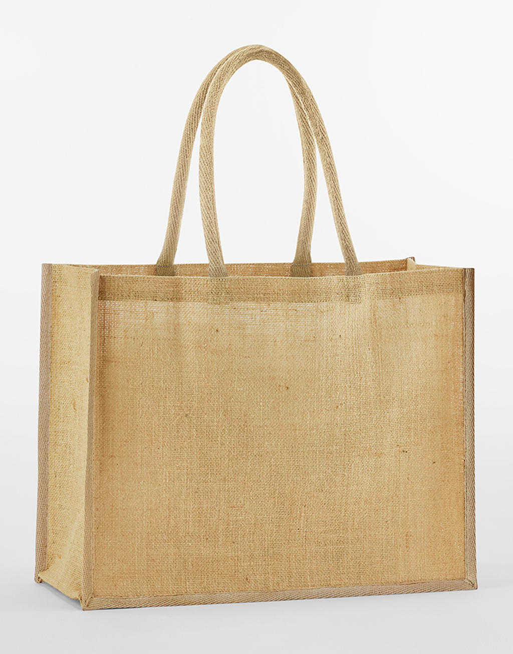 Natural Starched Jute Classic Shopper